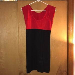 American apparel- Black and red mini dress